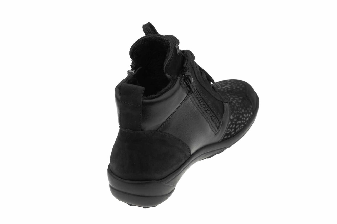 COMFORTABEL Schnür-Stiefeletten schwarz