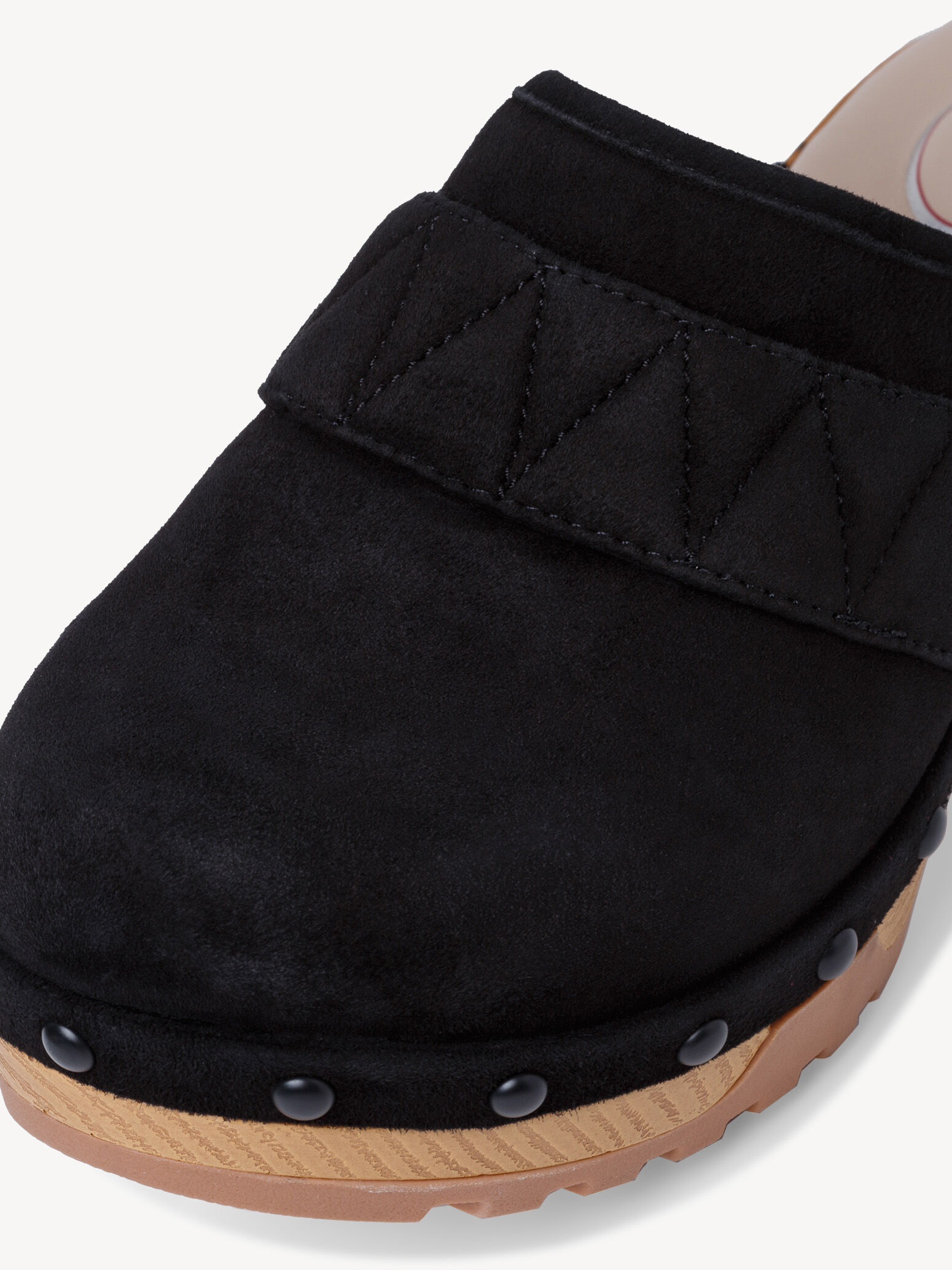 Mule en cuir - noir
