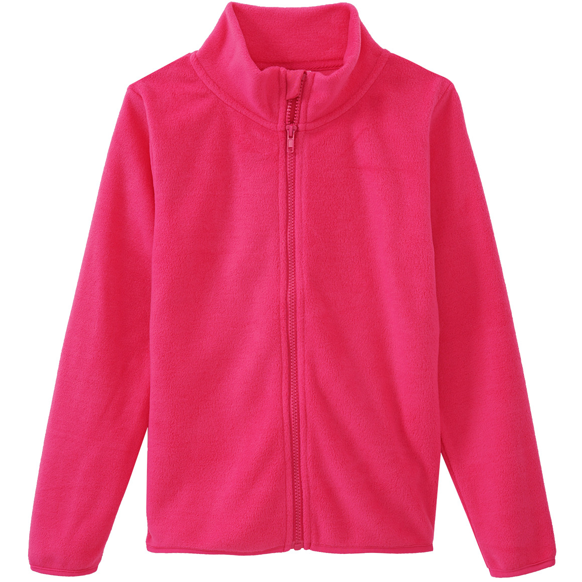 Mädchen Fleecejacke mit Stehkragen