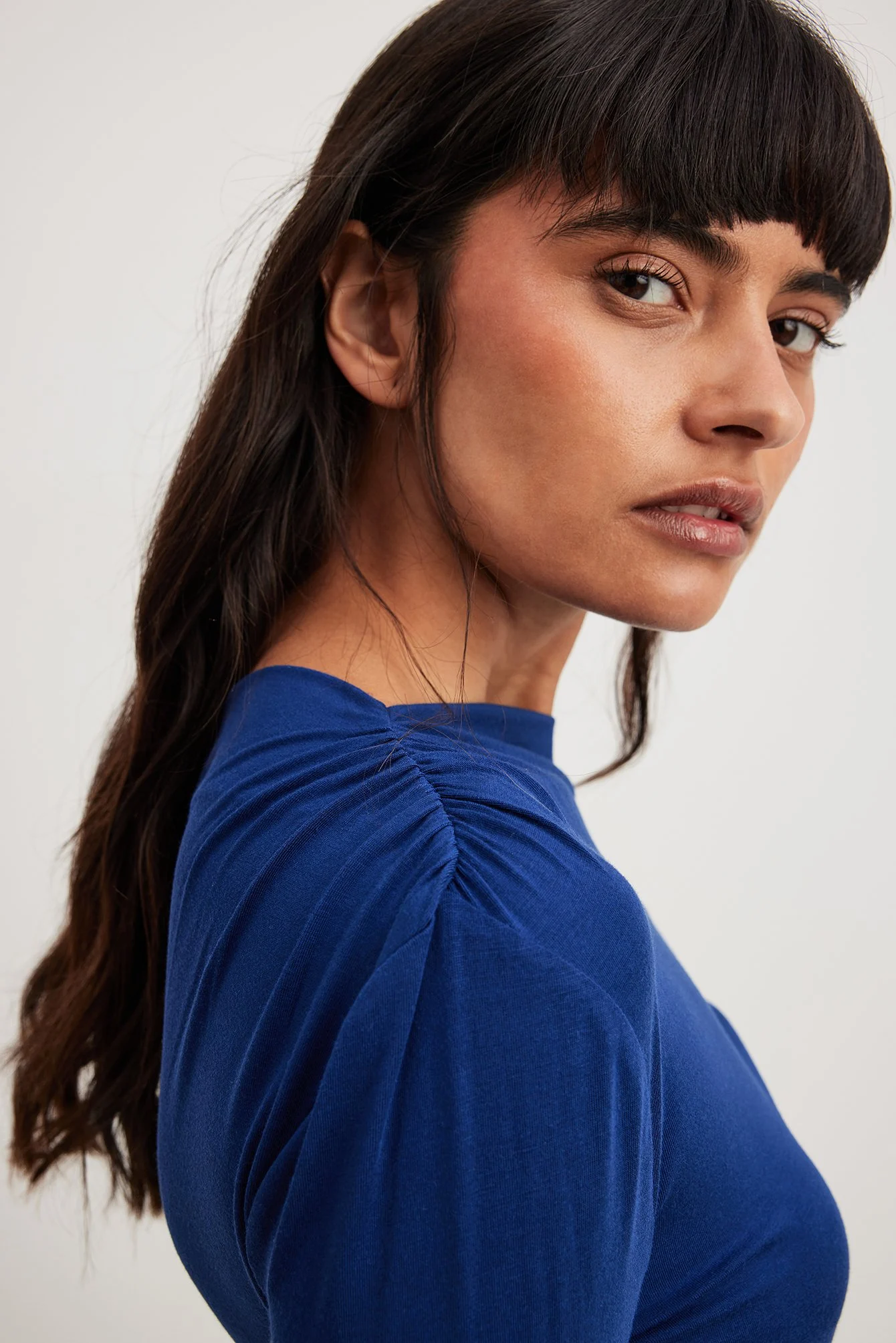 Schulterfreies Jersey-Top
