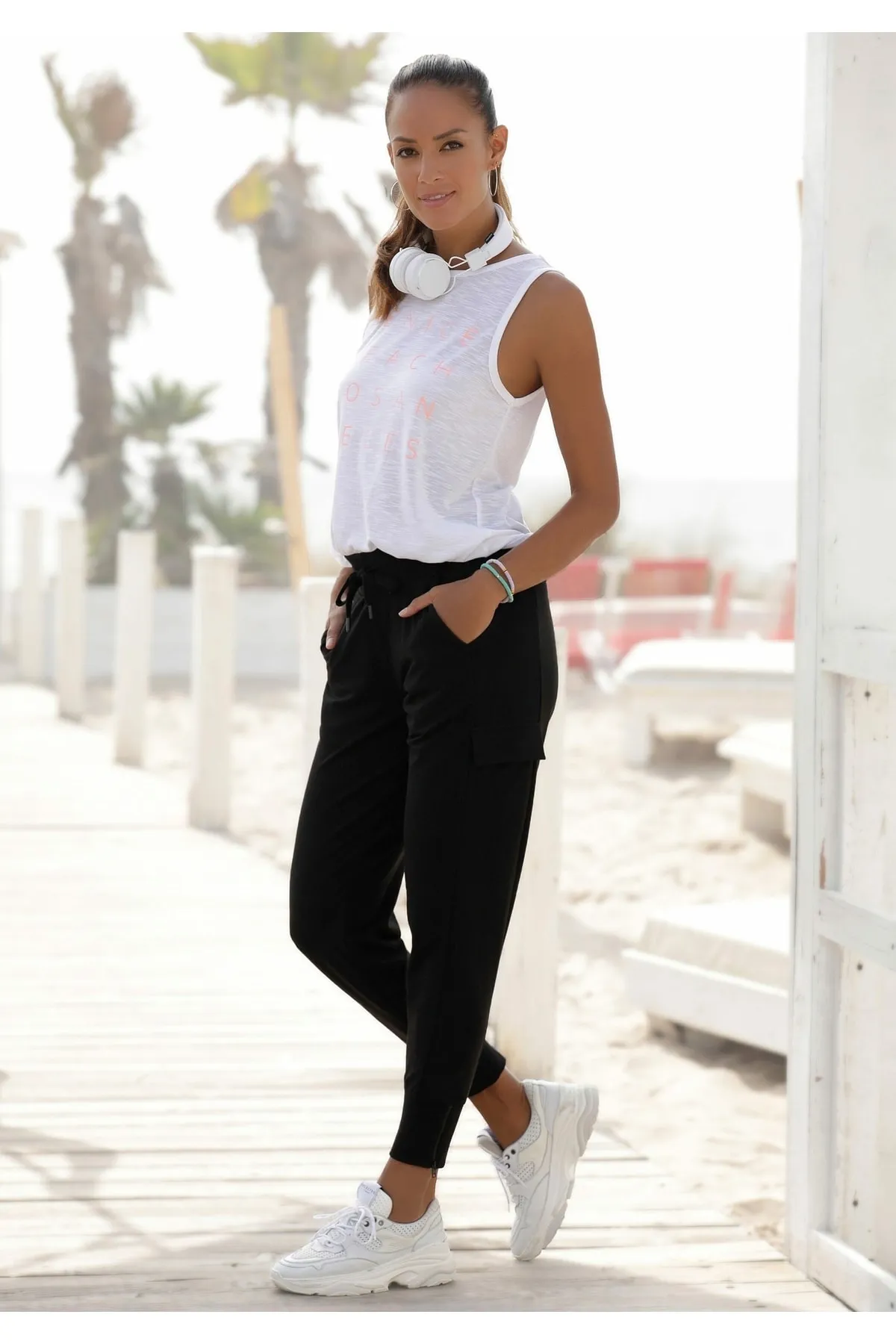 Venice Beach  Jogginghose - Schwarz - Relaxed
