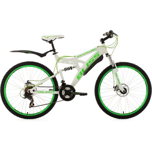 MTB-HARDTAIL FULLY MOUNTAINBIKE BLISS 26 ZOLL WEI?-GR?N