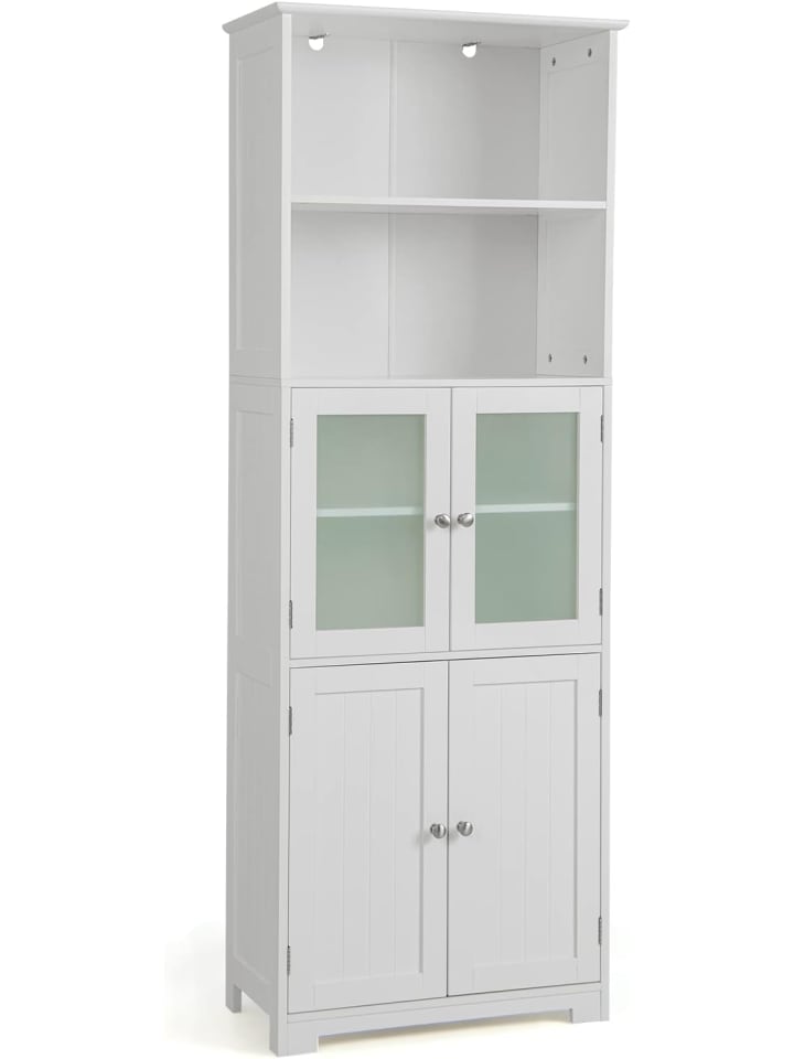 COSTWAY Badezimmerschrank 163cm in Weiß günstig kaufen onesize
