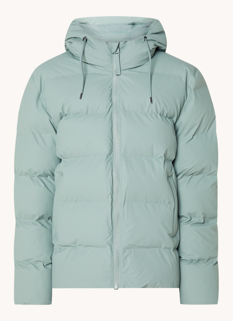Rains Alta puffer jacket with hood and side pockets