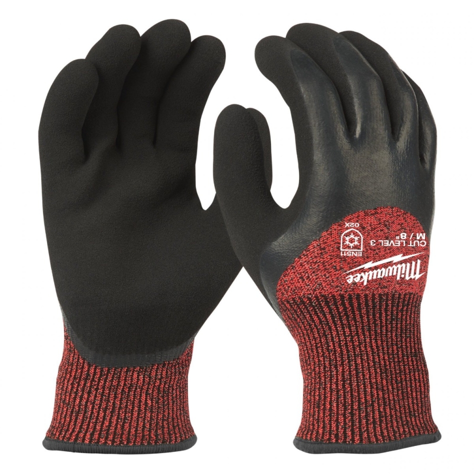 Milwaukee Accessories 4932471611 12 paria pinnoitettuja työkäsineitä koko 9/L, viiltoluokka 3/C