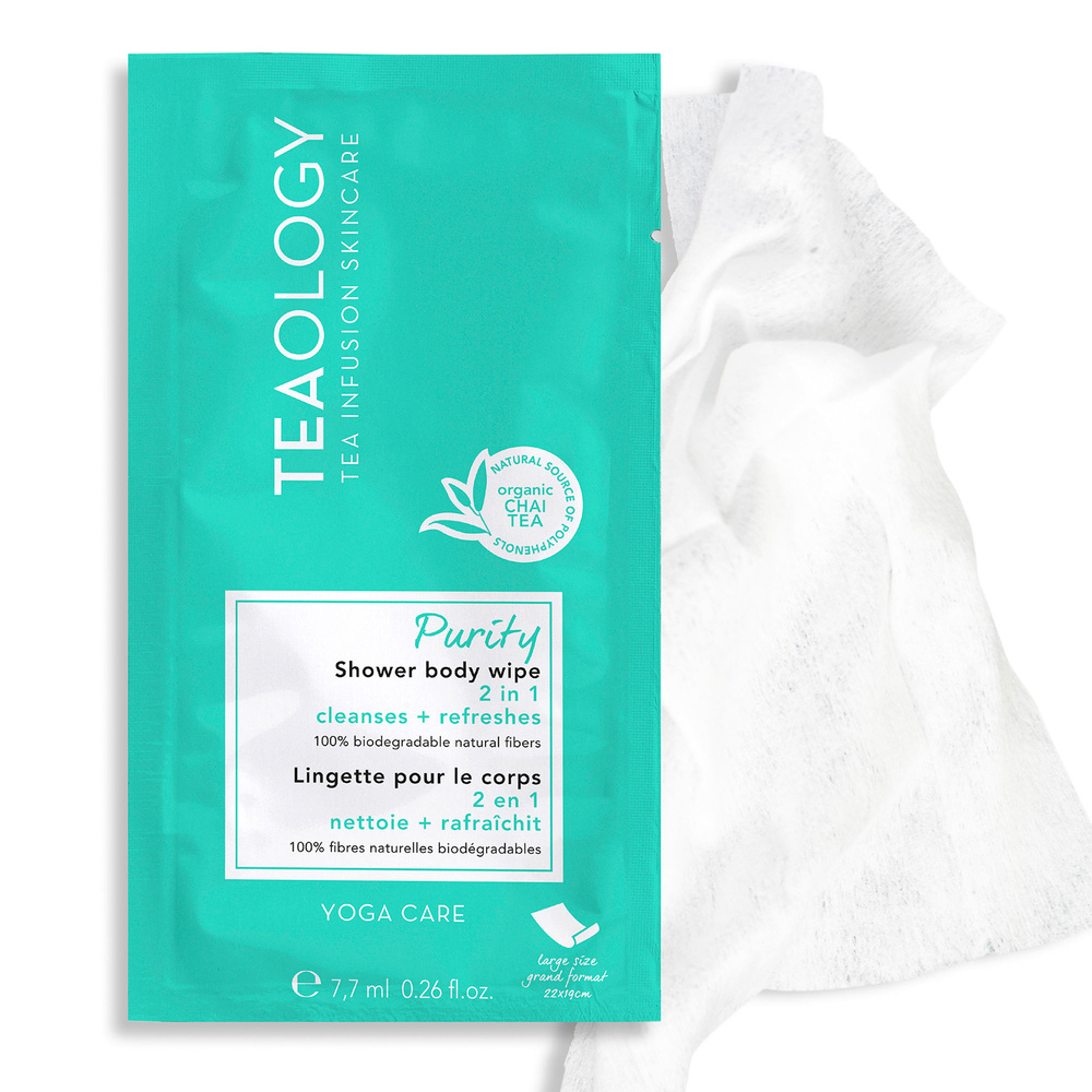 Teaology Puirty Shower Body Wipe Lingette pour le Corps