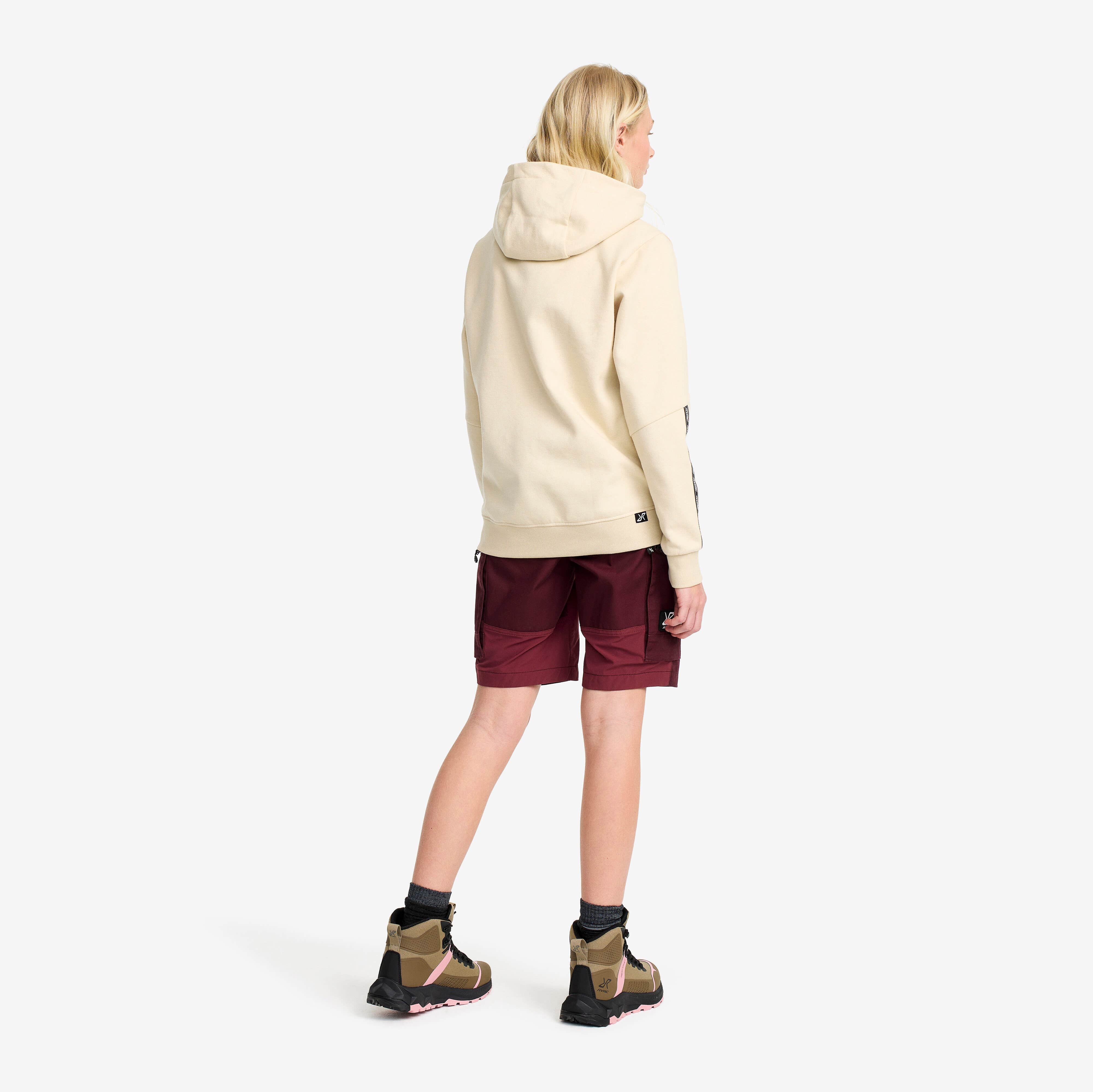 Lounge Logo Hoodie Teens Oatmeal