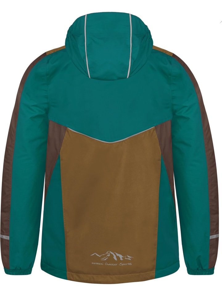 Normani Outdoor Sports Kinder Regenjacke Puyallup in Petrol günstig kaufen