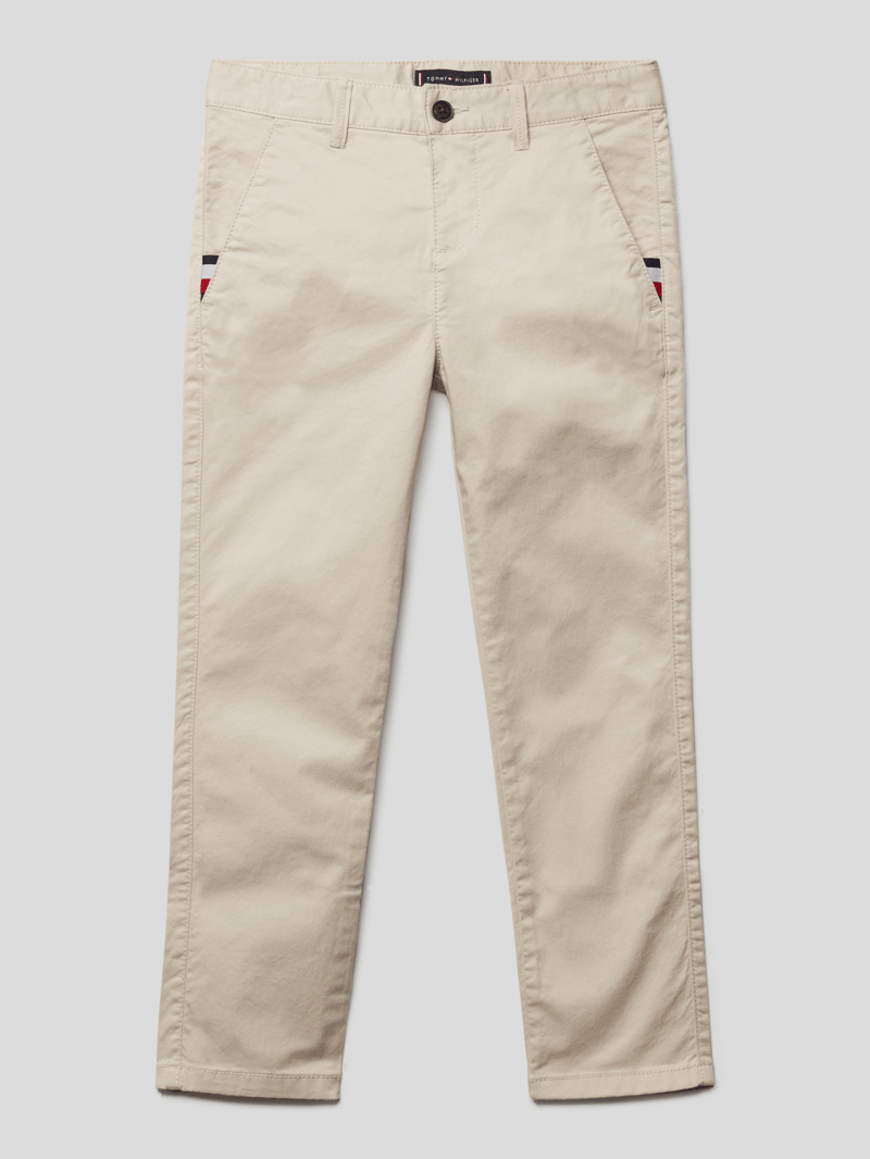 Slim Fit Stoffhose von Tommy Hilfiger in sand