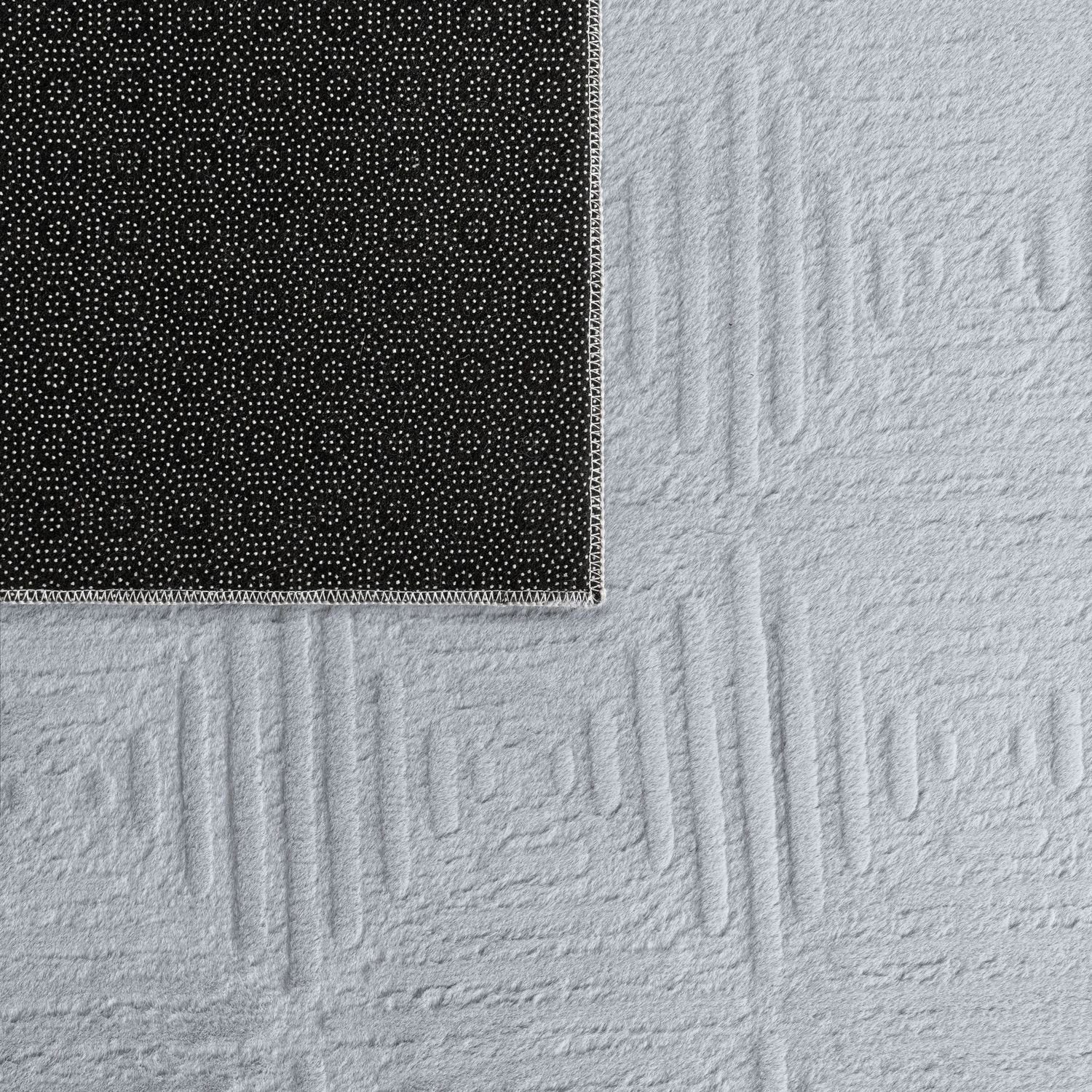 Teppich Wohnzimmer Teppich Esszimmer Kurzflor Geometrisches Muster Skandi, TT Home, eckig, Höhe: 14 mm