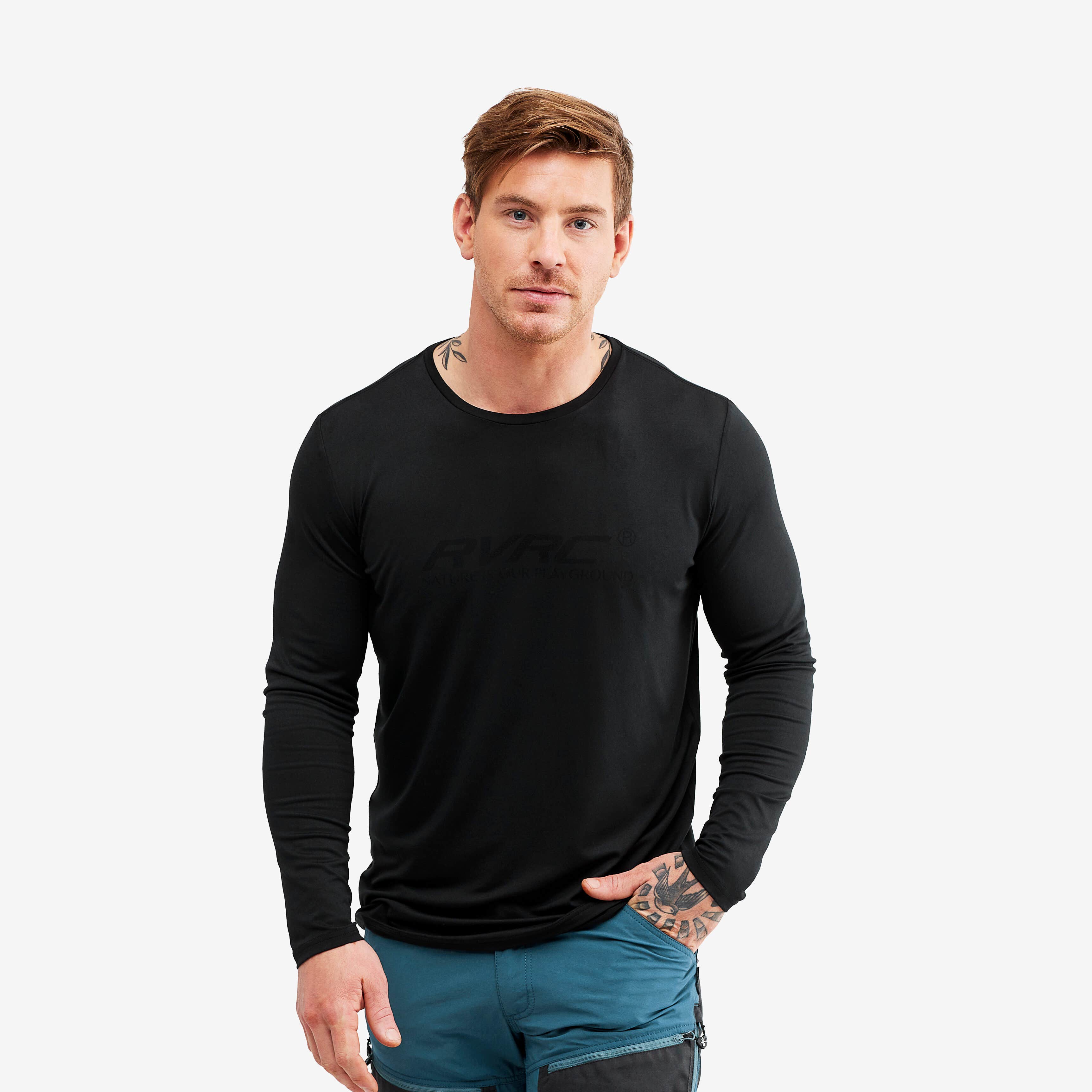 Vagabond Long Sleeve Tee Homme Black