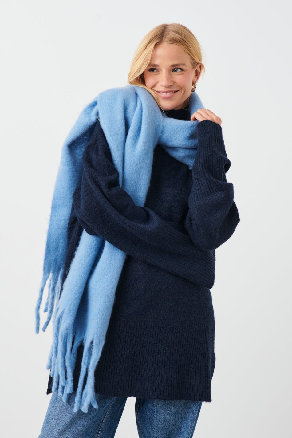 Soft chunky scarf