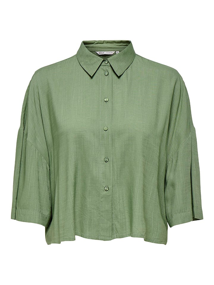 ONLY Bluse in Grün günstig kaufen