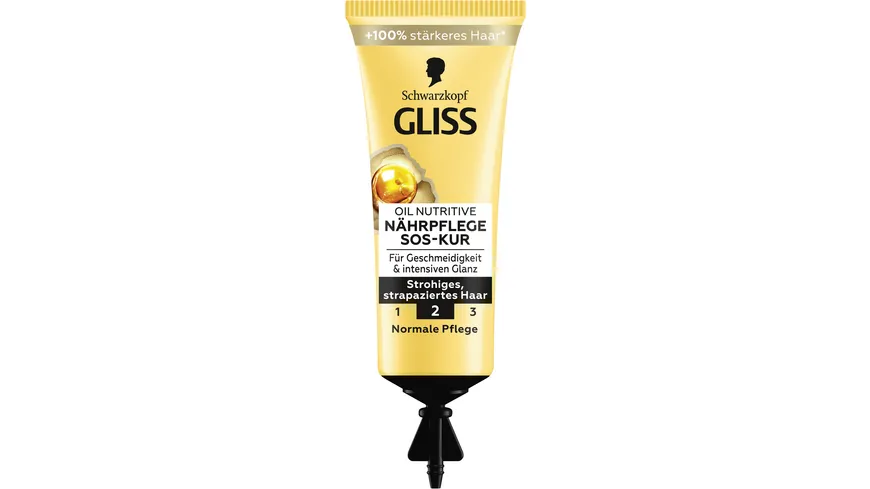 GLISS Oil Nutritive Nährpflege SOS-KUR für Geschmeidigkeit & intensiven Glanz normale Pflege 15 ml