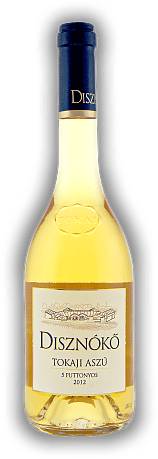 Tokaji Disznókö Aszu 5 Puttonyos 2012 Tokaji Disznókö Aszu 5 Puttonyos 2012 Überzeugt durch große geschmackliche Fülle und Ausgewogenheit. Jahrgang 2012 - 0,5	 Liter - Vol 12,0%