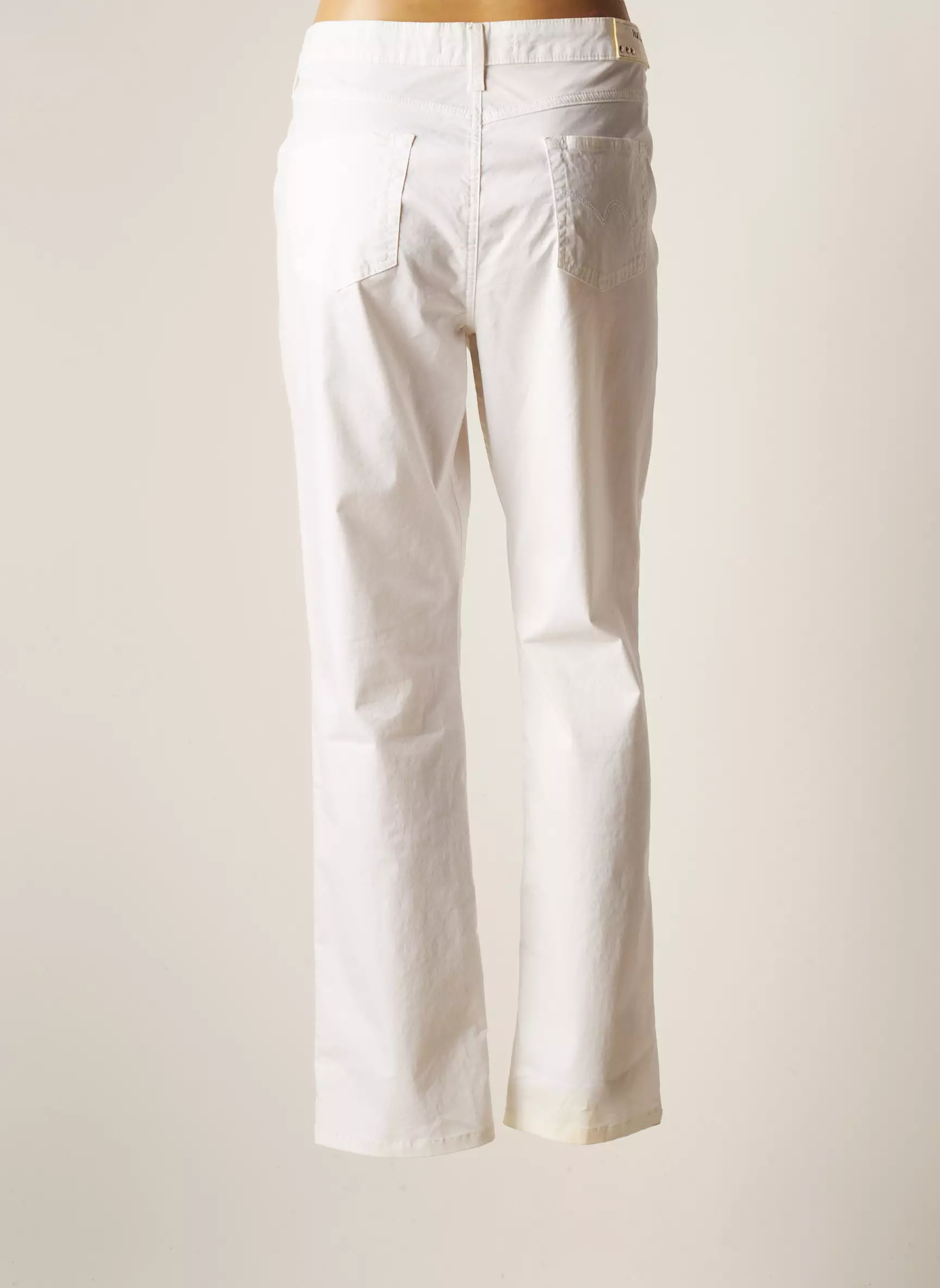 Kanope Pantalons Slim Femme couleur blanc