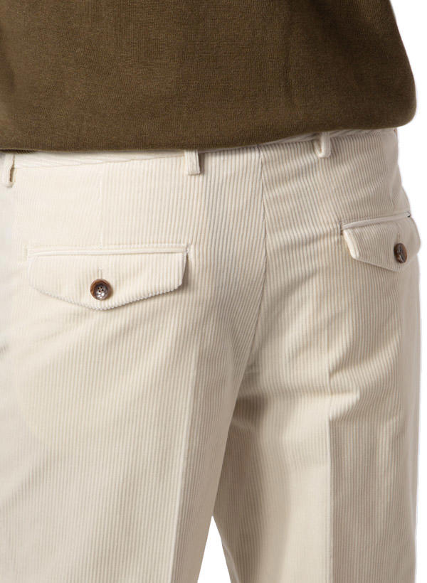 BOSS Black, Anzug Hanry-Perin, Slim Fit, Cord, creme