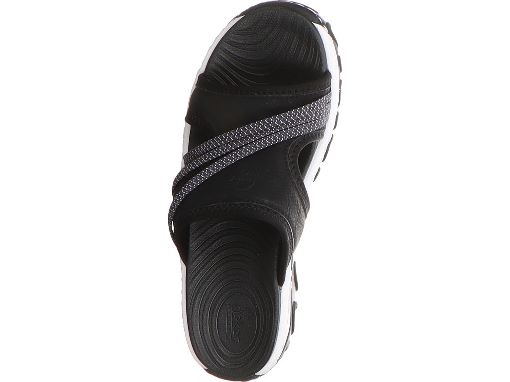 RIEKER Klassische Sandalen schwarz FSK Damen Sandalen