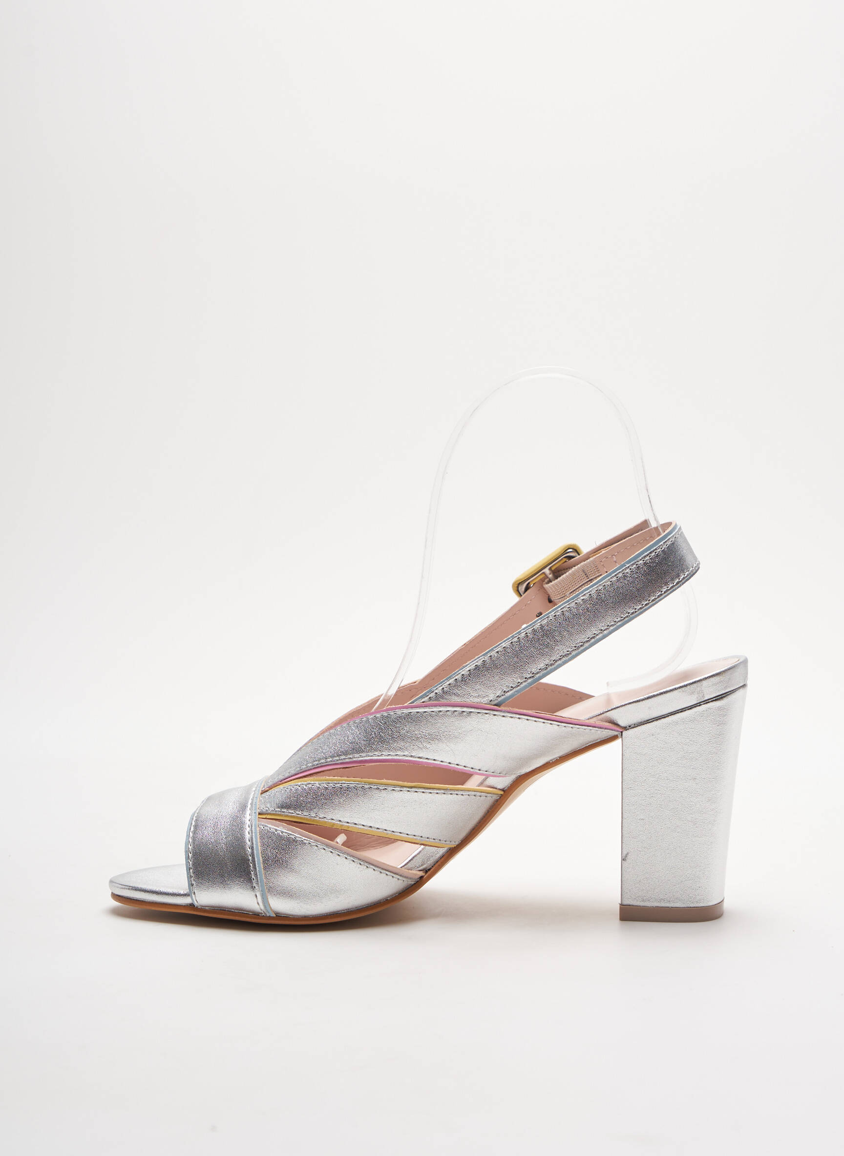 Cosmoparis Sandales Nu Pieds Femme couleur gris