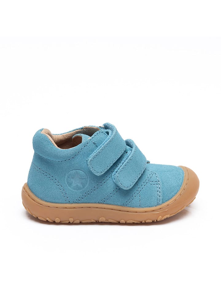 bisgaard Leder-Lauflernschuhe in Hellblau günstig kaufen