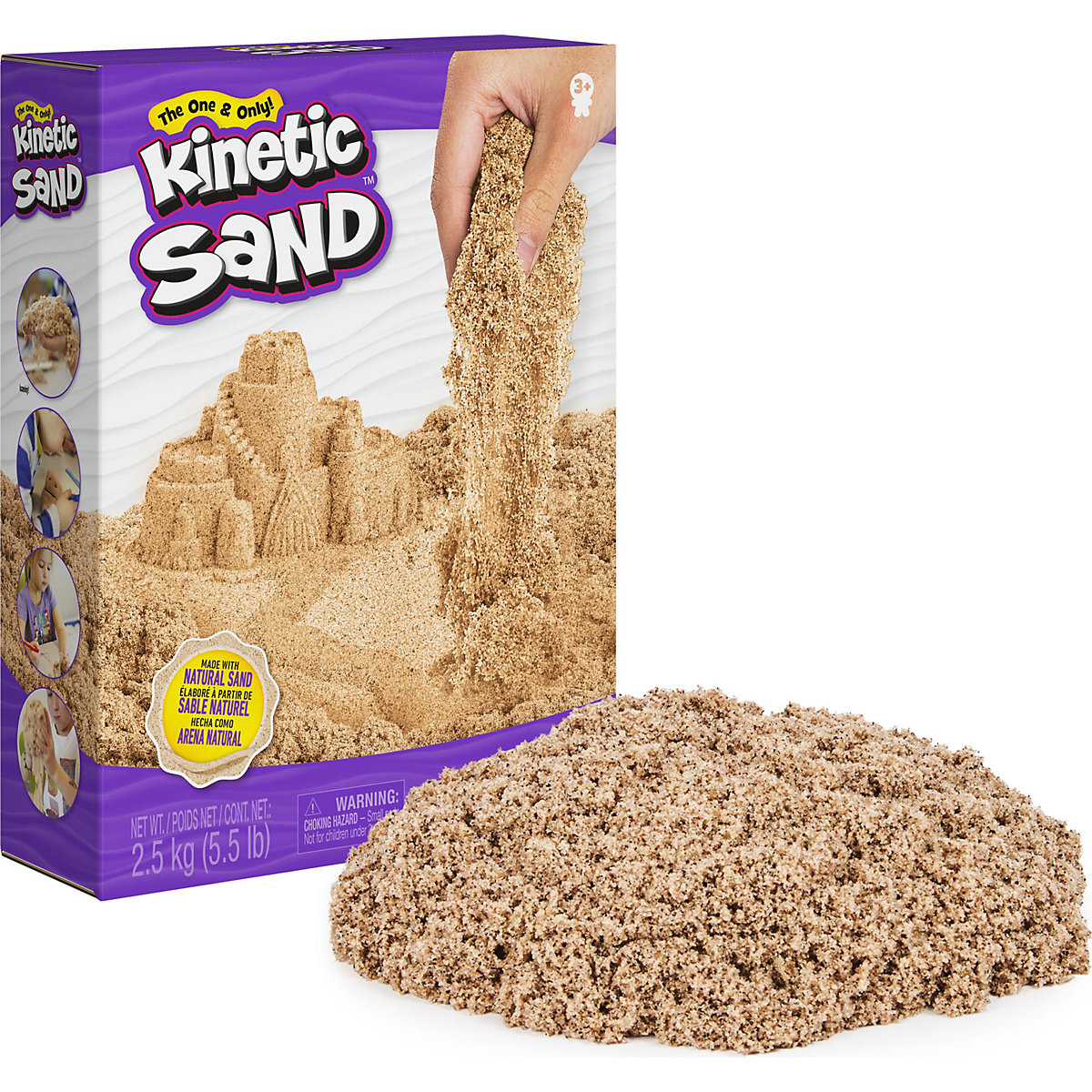 Kinetic Sand Naturbraun, 2,5 kg