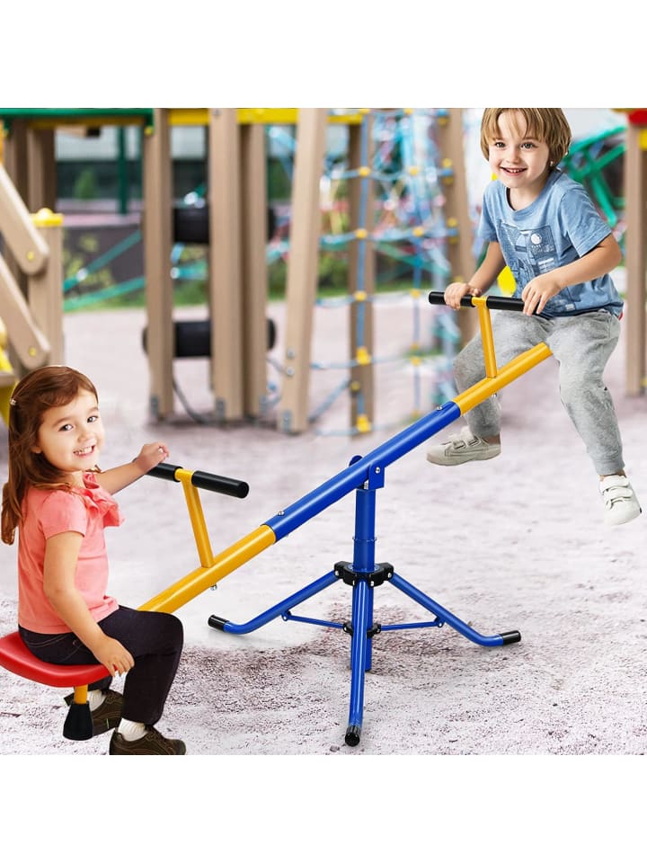 COSTWAY 2 Sitzer Schaukelwippe in Blau günstig kaufen onesize