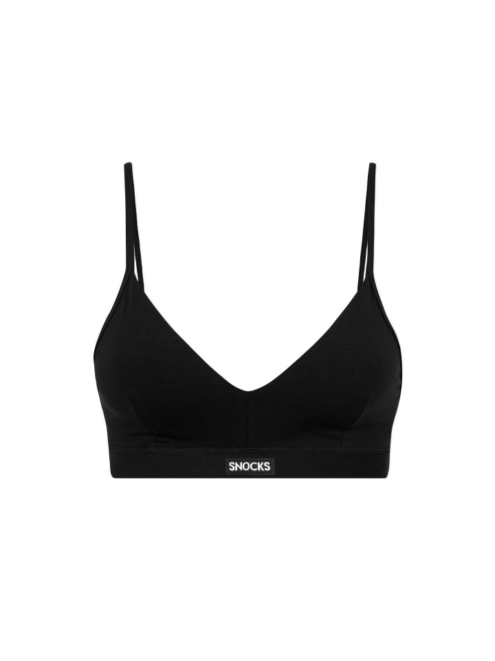 SNOCKS Retro Soft BH 1 Stück in Schwarz günstig kaufen