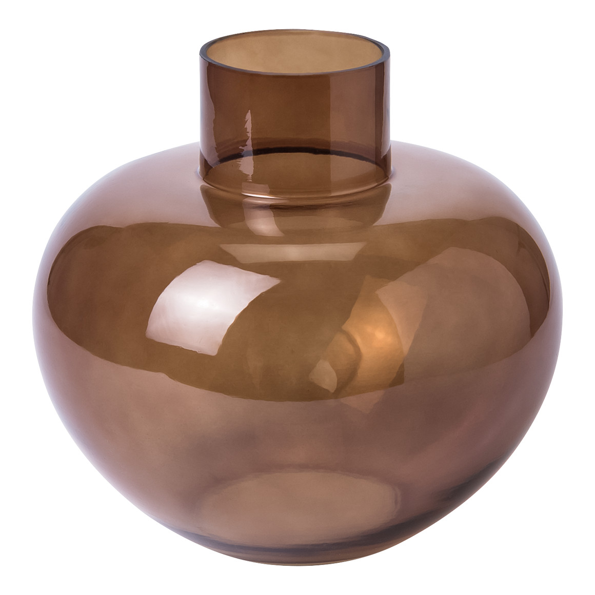 Große Vase in bauchiger Form