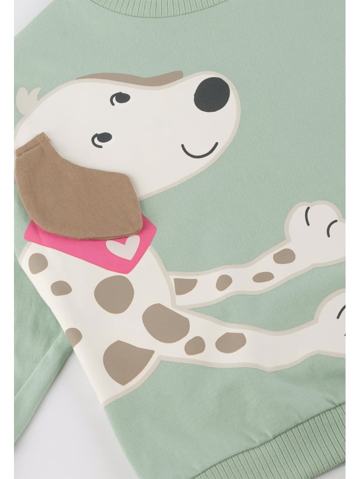 Sigikid Oversize-Shirt Funny Dog in Grün günstig kaufen