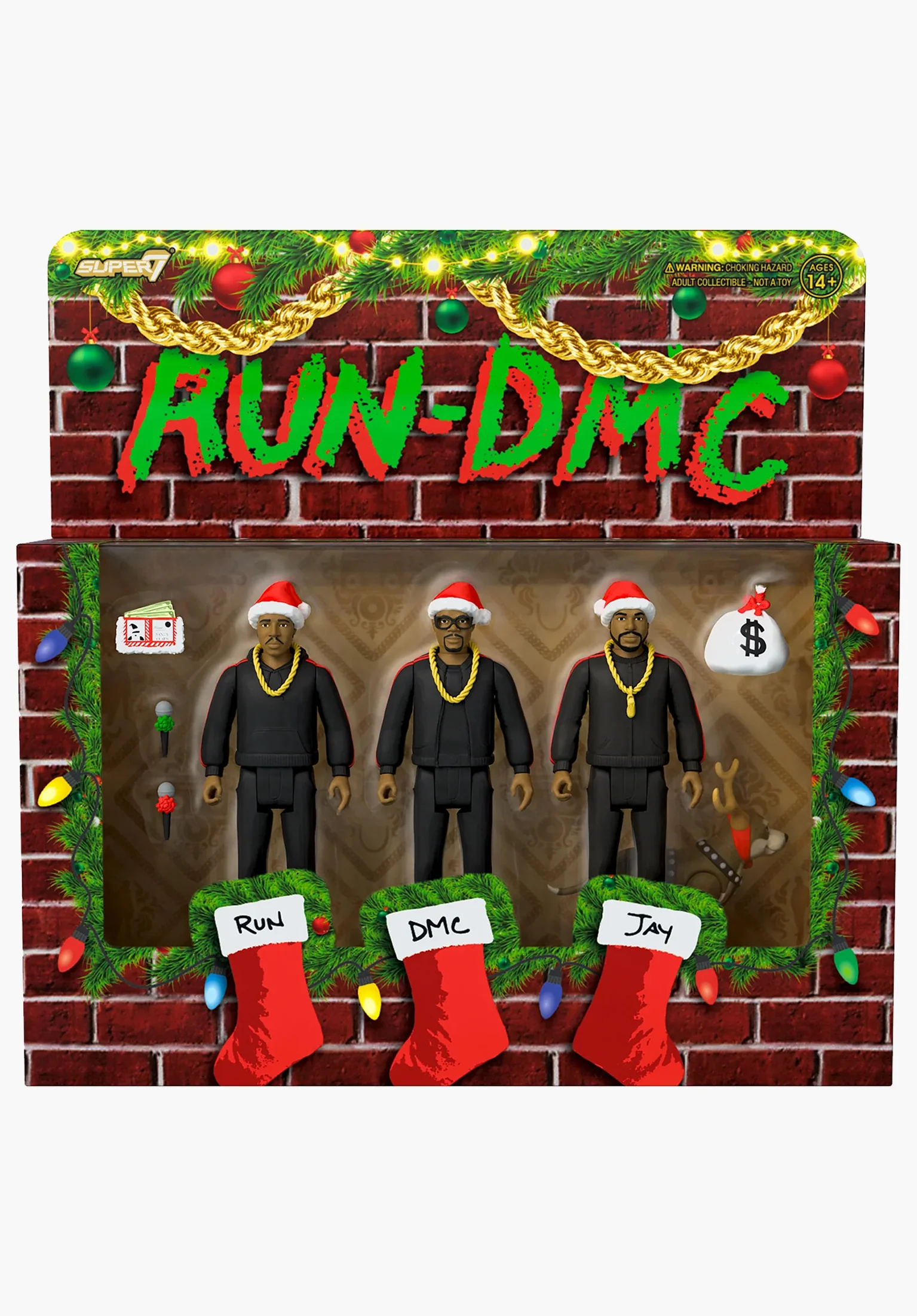 Run DMC ReAction Figure Wave 2 Holiday 3-Pack