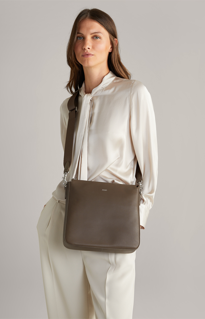 Schultertasche Sofisticato Jasmina in Braun