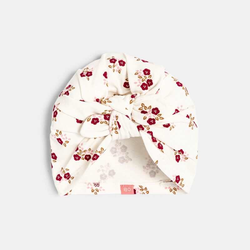 Turban jersey noué rose naissance