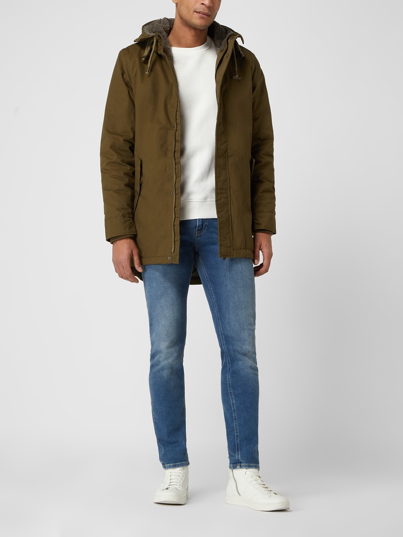 Parka mit Wattierung Modell 'Mr Smith' in olivgrün