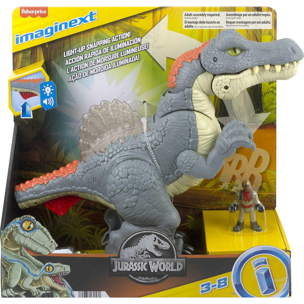 Imaginext Jurassic World Super-Schnapp  Spinosaurus