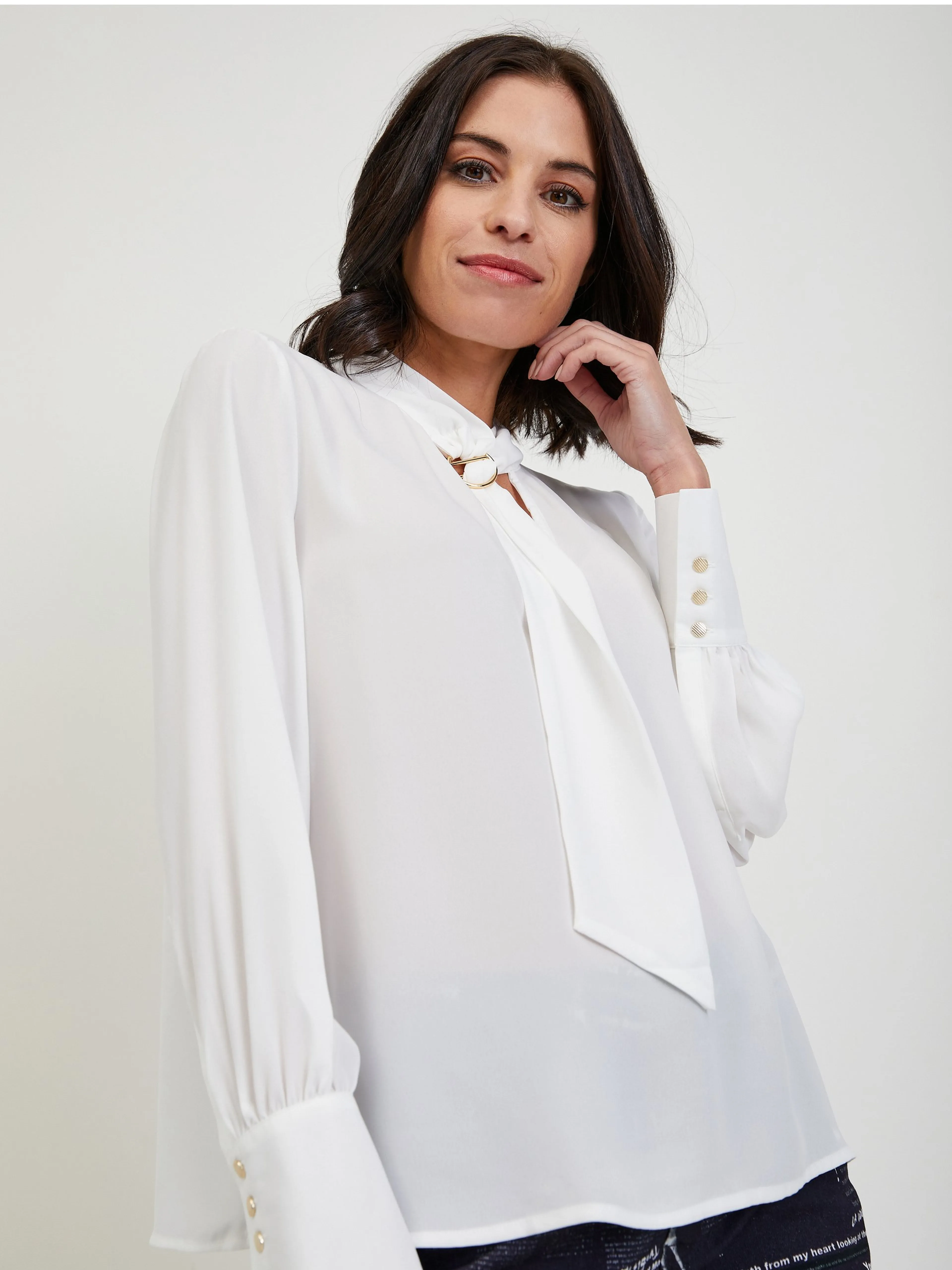 Weiße Damen Bluse ORSAY