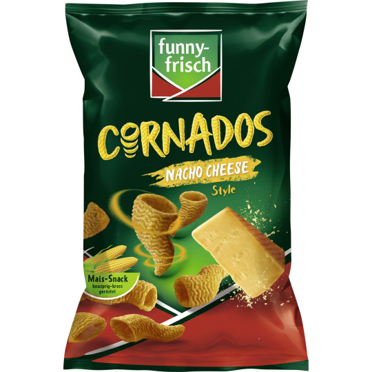 Funny Frisch Cornados Nacho Cheese Style 80G