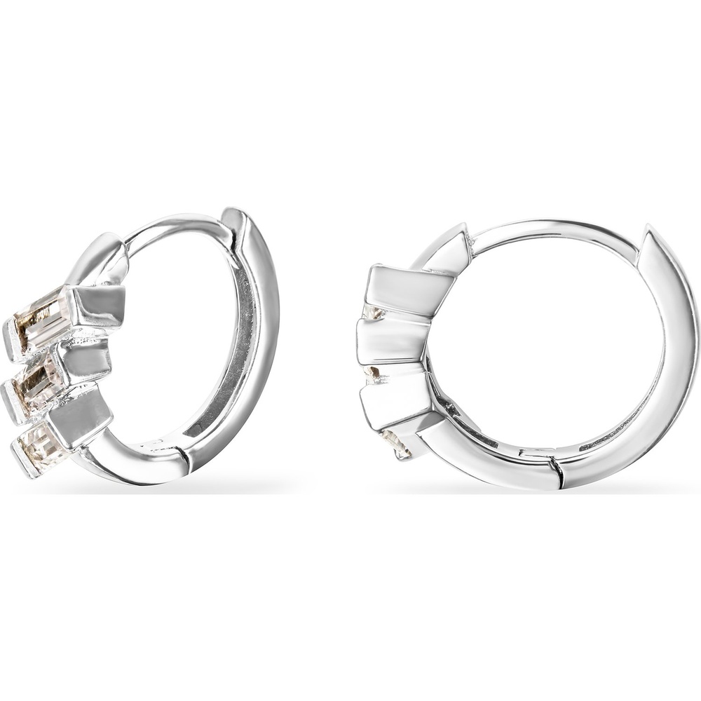 FAVS Créoles 925 Argent Boucles d'oreilles