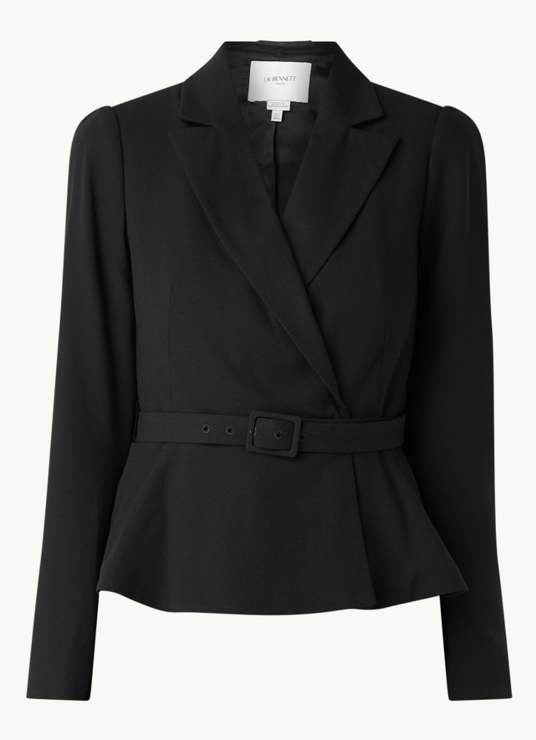LKBennett Nina double-breasted blazer in wool blend