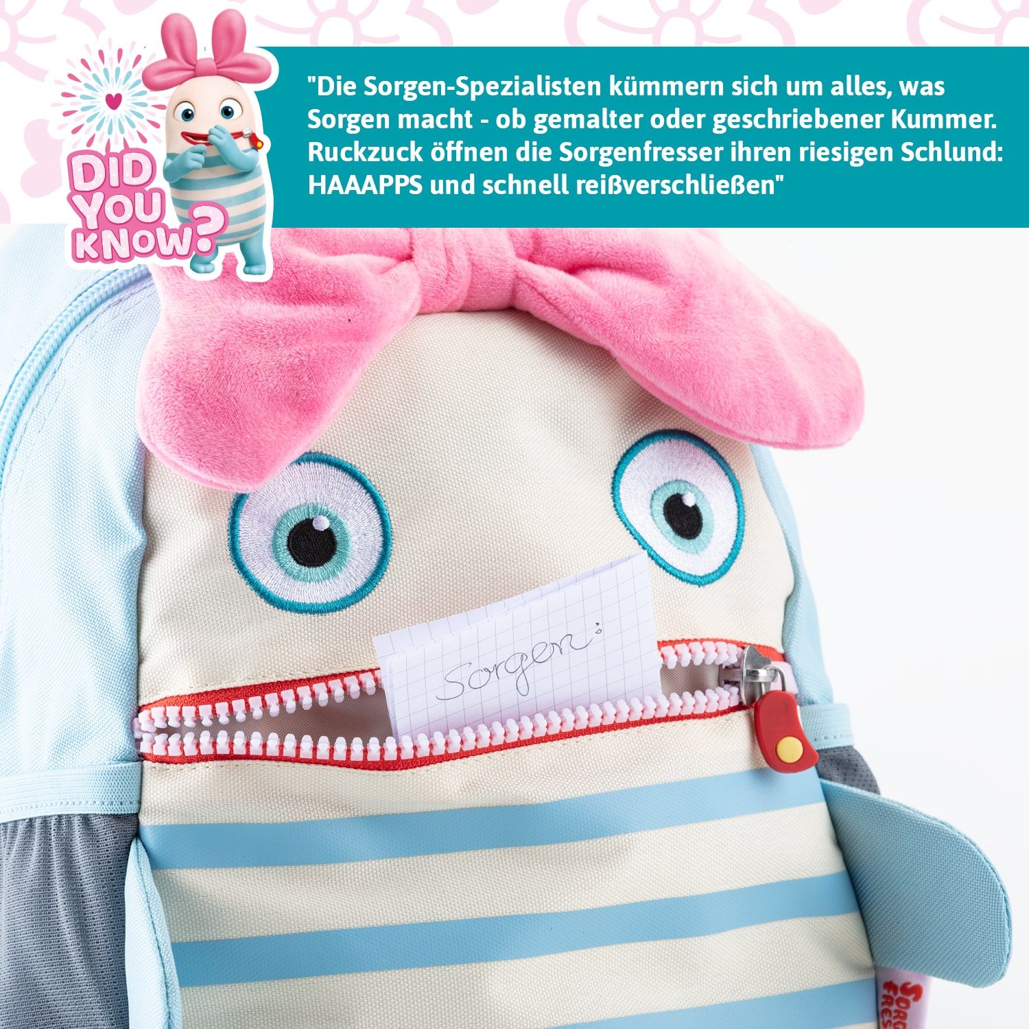 Skandika Sorgenfresser Lilli Kinderrucksack