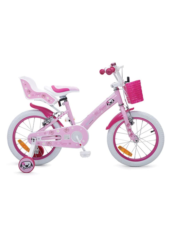Byox Kinderfahrrad 16 Zoll Puppy in rosa günstig kaufen 16