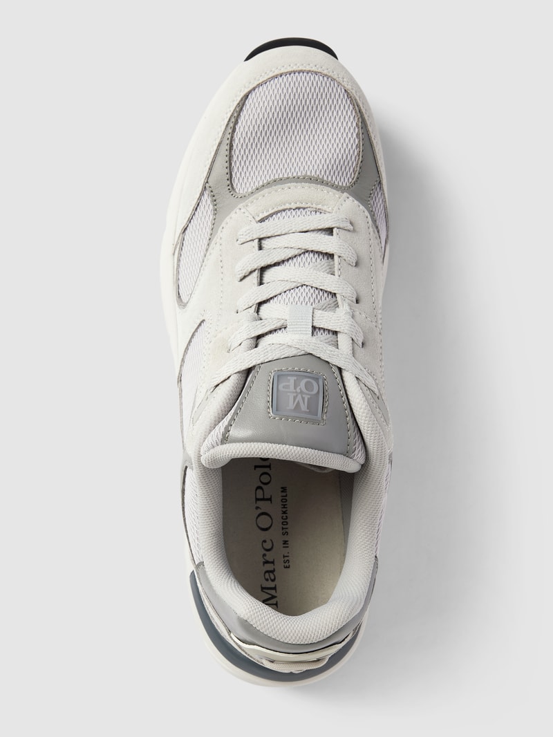 Sneaker mit Label-Details Modell 'Perci' in hellgrau
