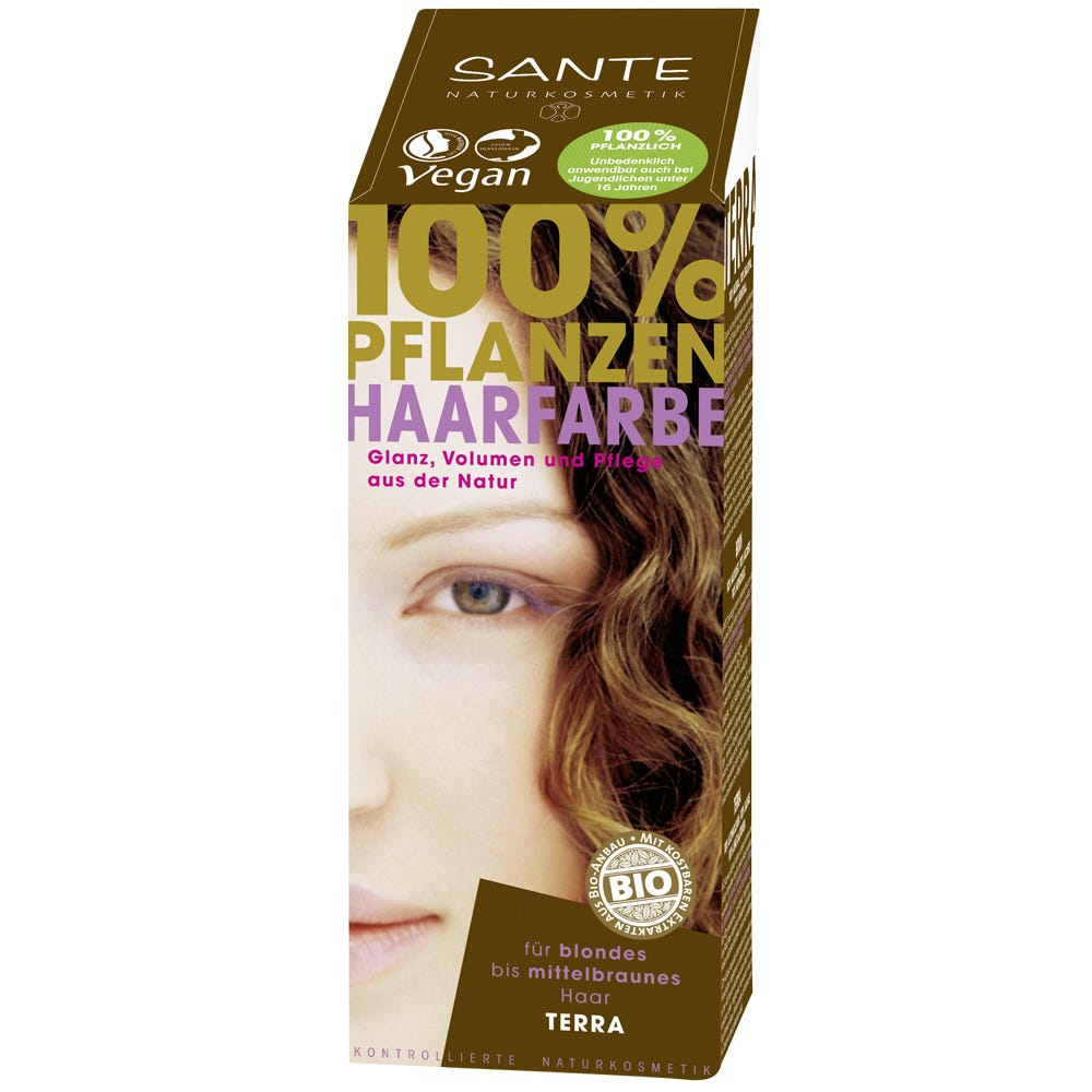 SANTE Pflanzenhaarfarbe - terra 100 g