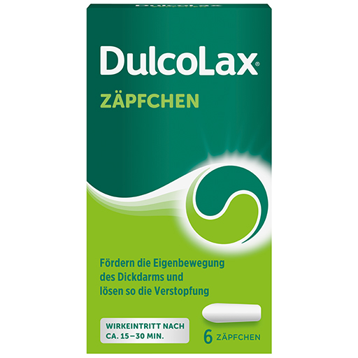 DULCOLAX 10 mg Zäpfchen  6 St  Suppositorien