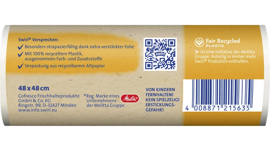 Swirl® Müllbeutel mit Tragegriff 20 L