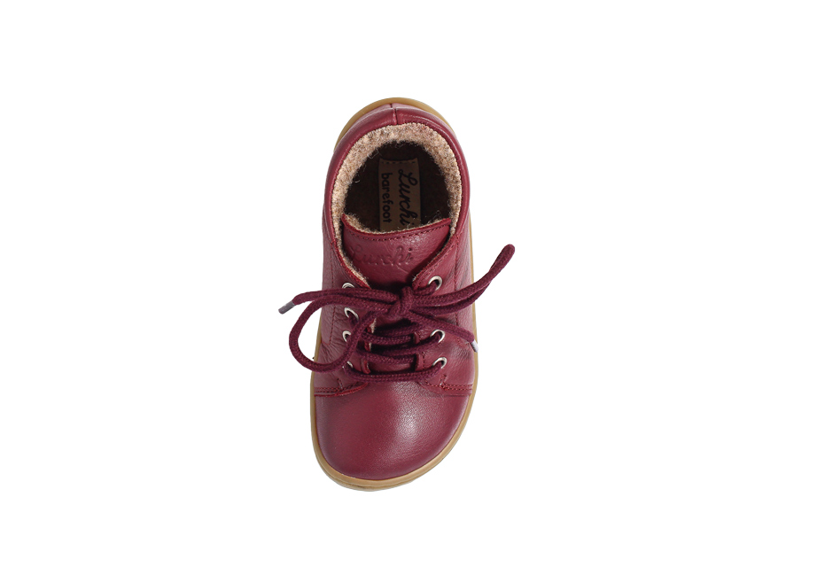 Lurchi Stiefel Nanino- Barefoot - bordo