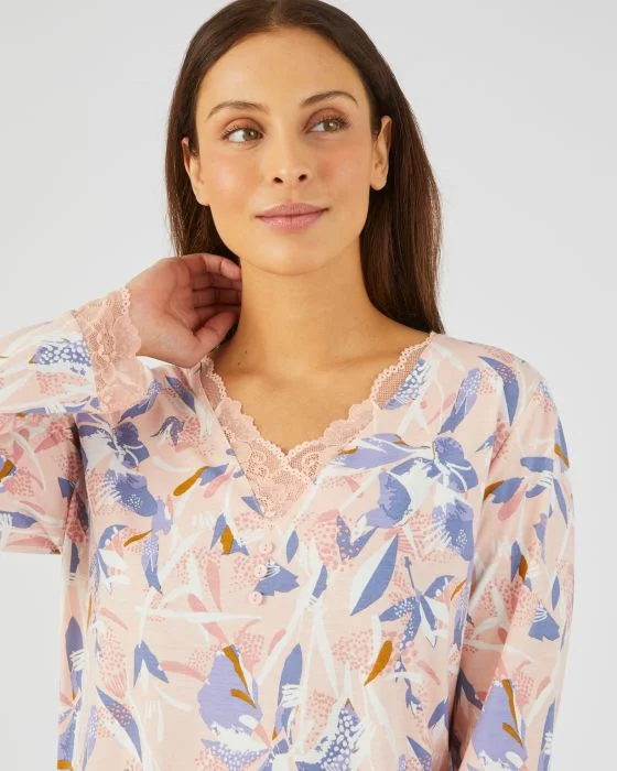 Chemise de nuit maille Thermolactyl recyclée