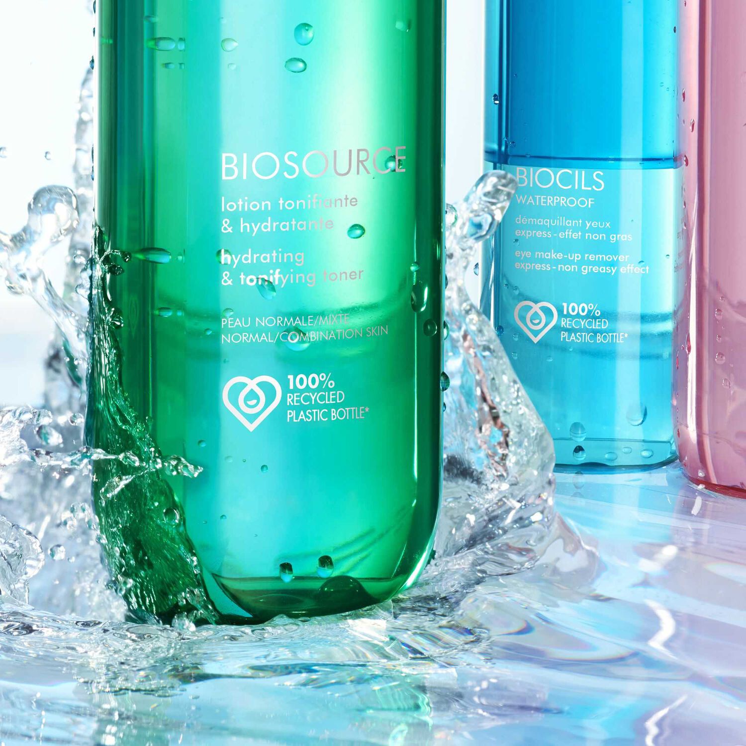 Biotherm Biosource Lait Démaquillant et Purifiant pour les Peaux Normales à Mixtes 400 ml