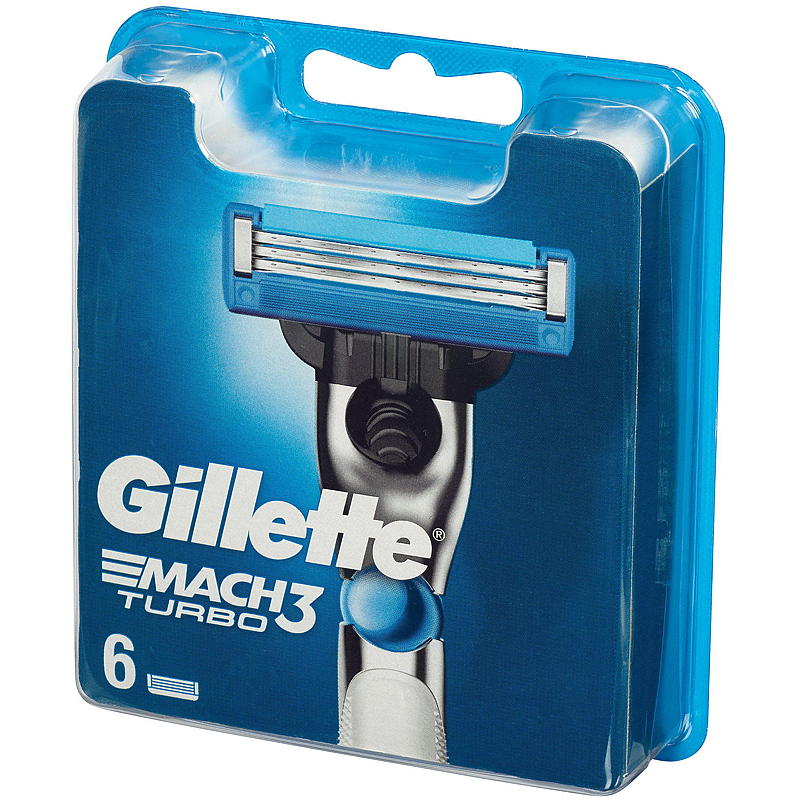Gillette Gillette blader 6-pk Mach3 Turbo