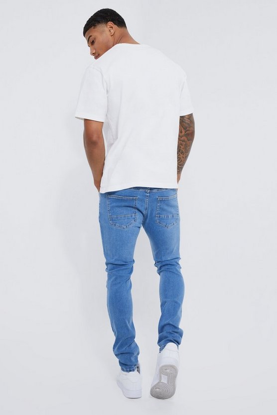 Skinny Stretch Jeans mit Rissen