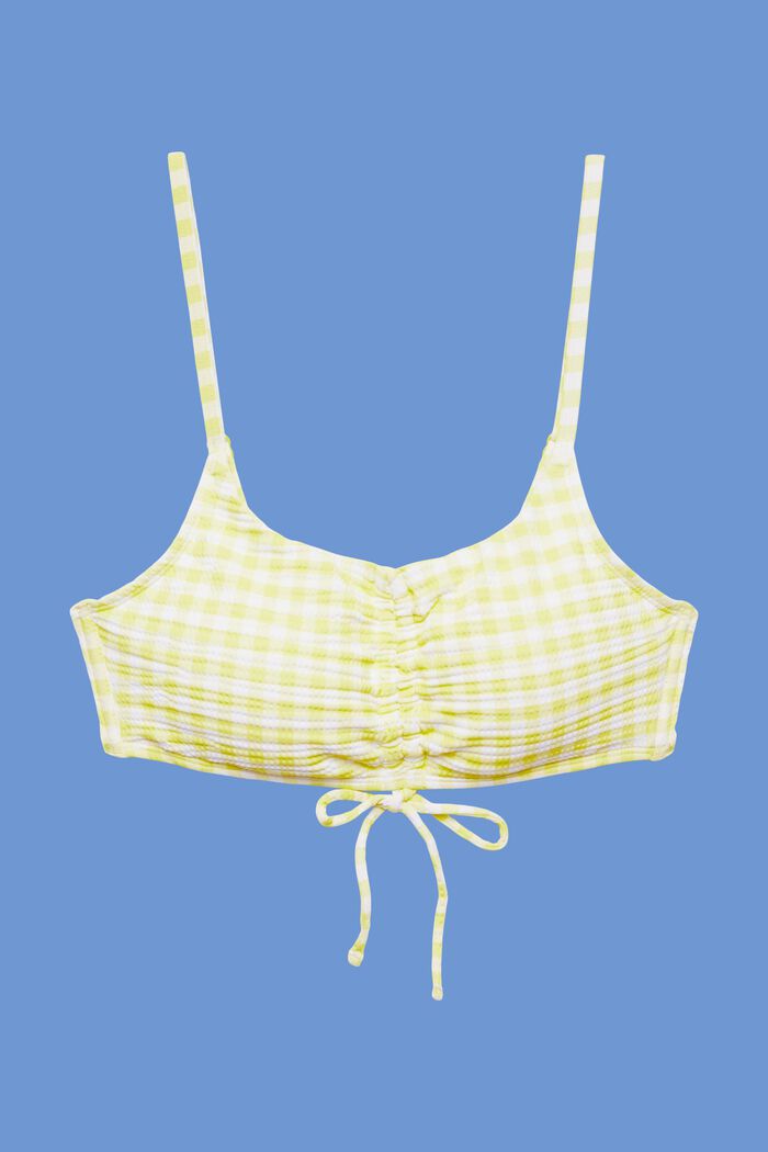 Recycelt: Strukturiertes Bandeau-Bikinitop